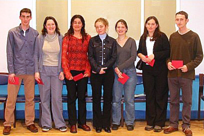 Inter-University Poster Competition Winners 2002